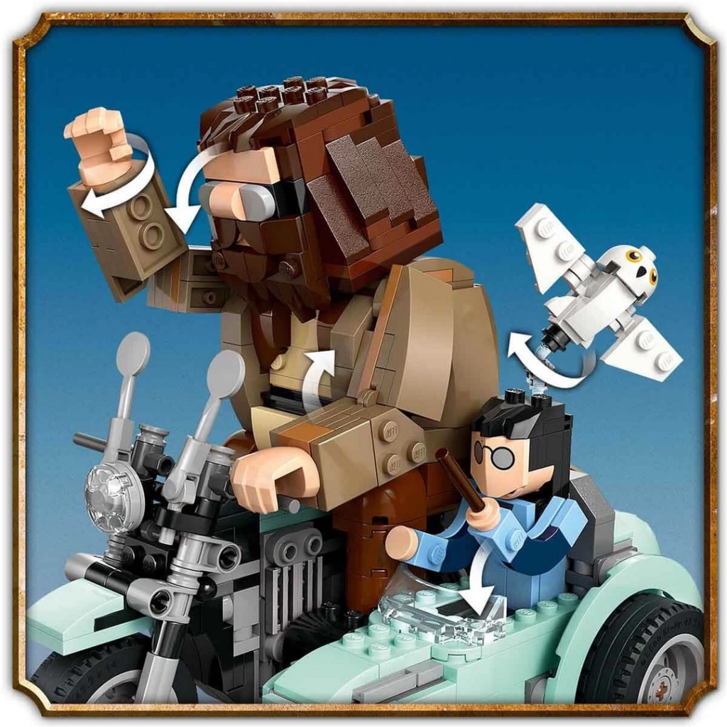 Nessiworld LEGO Harry Potter Hagrid ve Harry’nin Motosiklet Yolcu