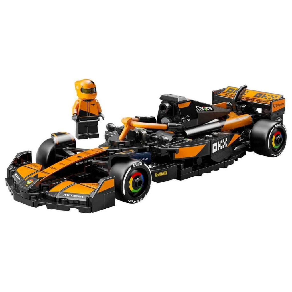 Nessiworld LEGO Speed Champions McLaren F1 Team MCL38 Yarış Araba