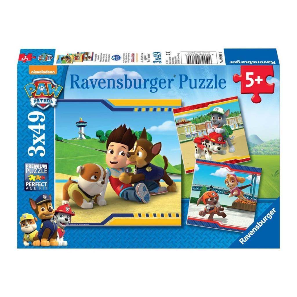 Nessiworld 93694 Paw Patrol 3x49 parça Ravensburger Puzzle