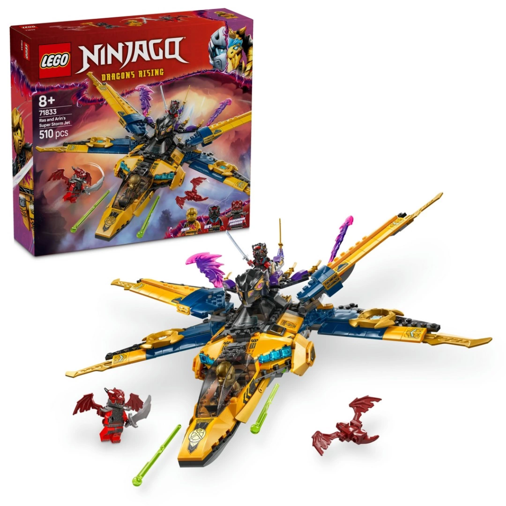 Nessiworld LEGO NINJAGO Ras ve Arin'in Süper Fırtına Jeti 71833 Nessiworld LEGO NINJAGO Ras ve Arin'in Süper Fırtına Jeti 71833