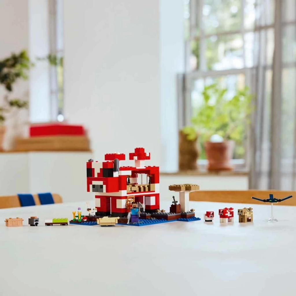 Nessiworld LEGO Minecraft Mooshroom Evi 21270 Nessiworld LEGO Minecraft Mooshroom Evi 21270