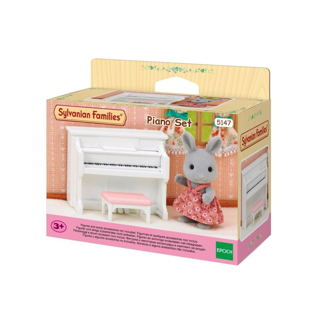 Nessiworld 5147 Sylvanian Families Piyano Seti  (figürler dahil d