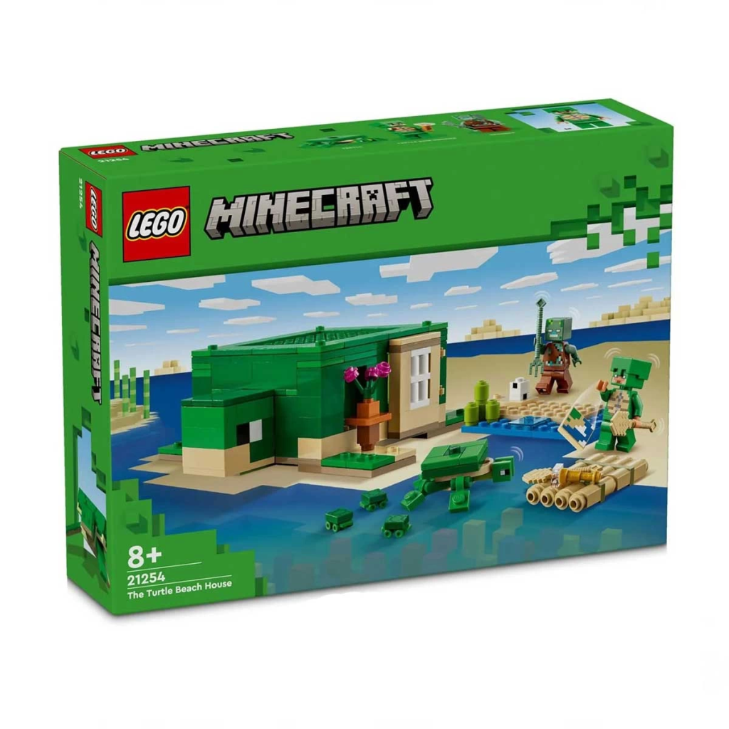 NessiWorld LEGOMinecraftKaplumbağaPlajEvi21254