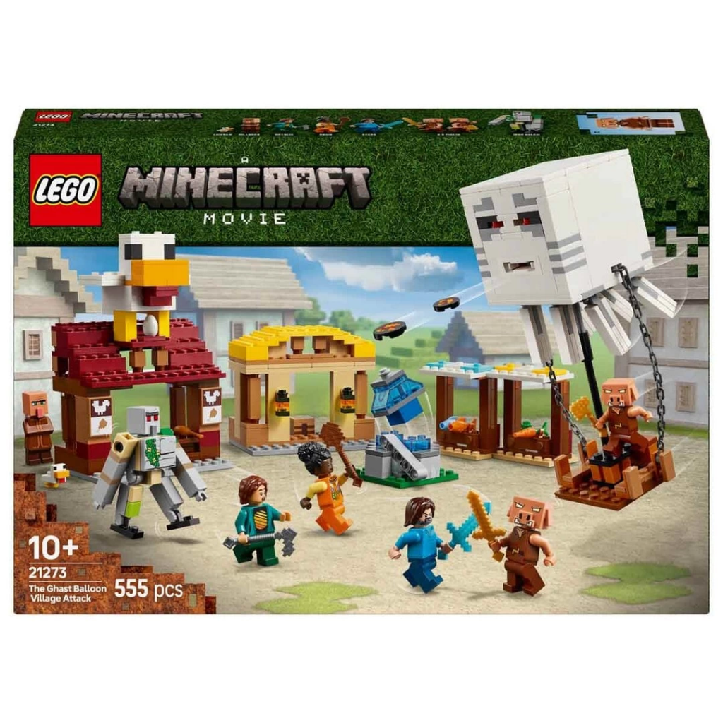 Nessiworld LEGO Minecraft Hortlak Balon Köy Saldırısı 21273