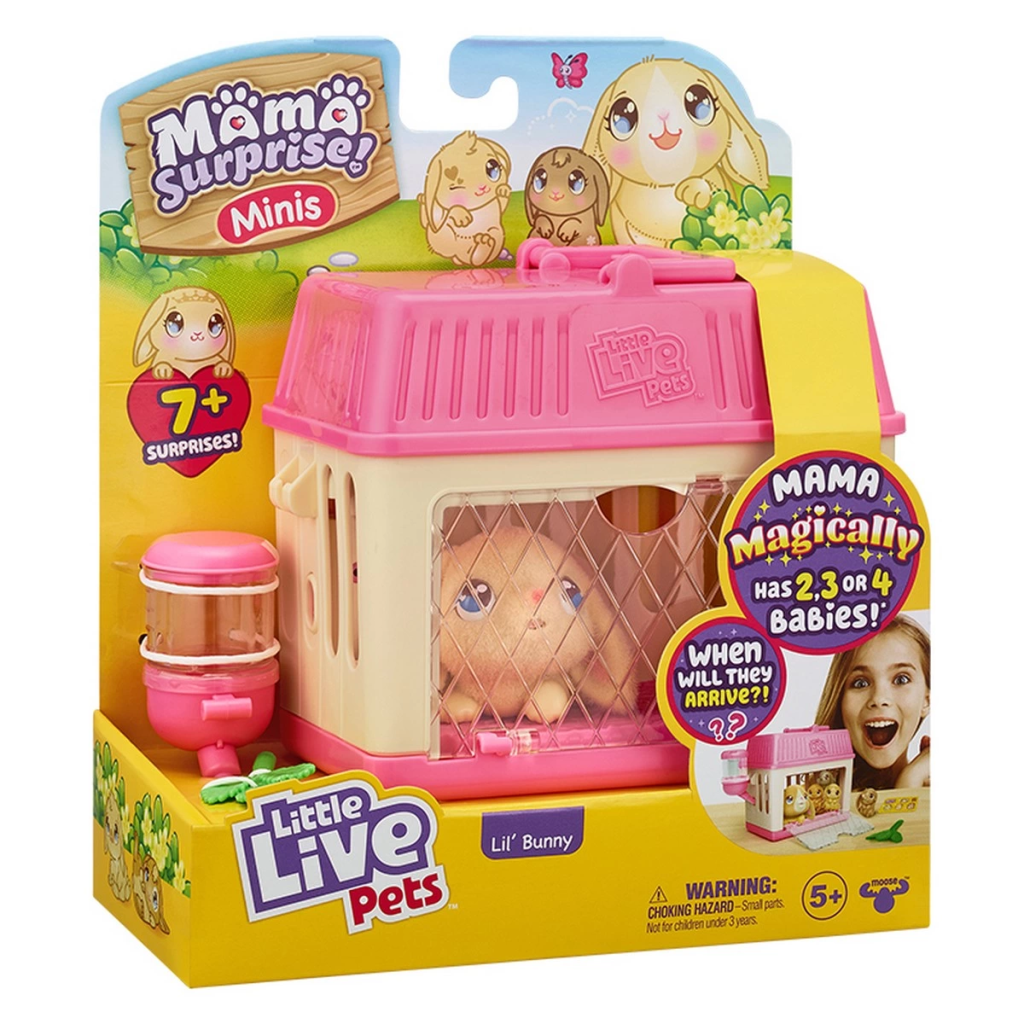Nessiworld  Little Live Pets Anne ve Yavruları Mini Tavşan