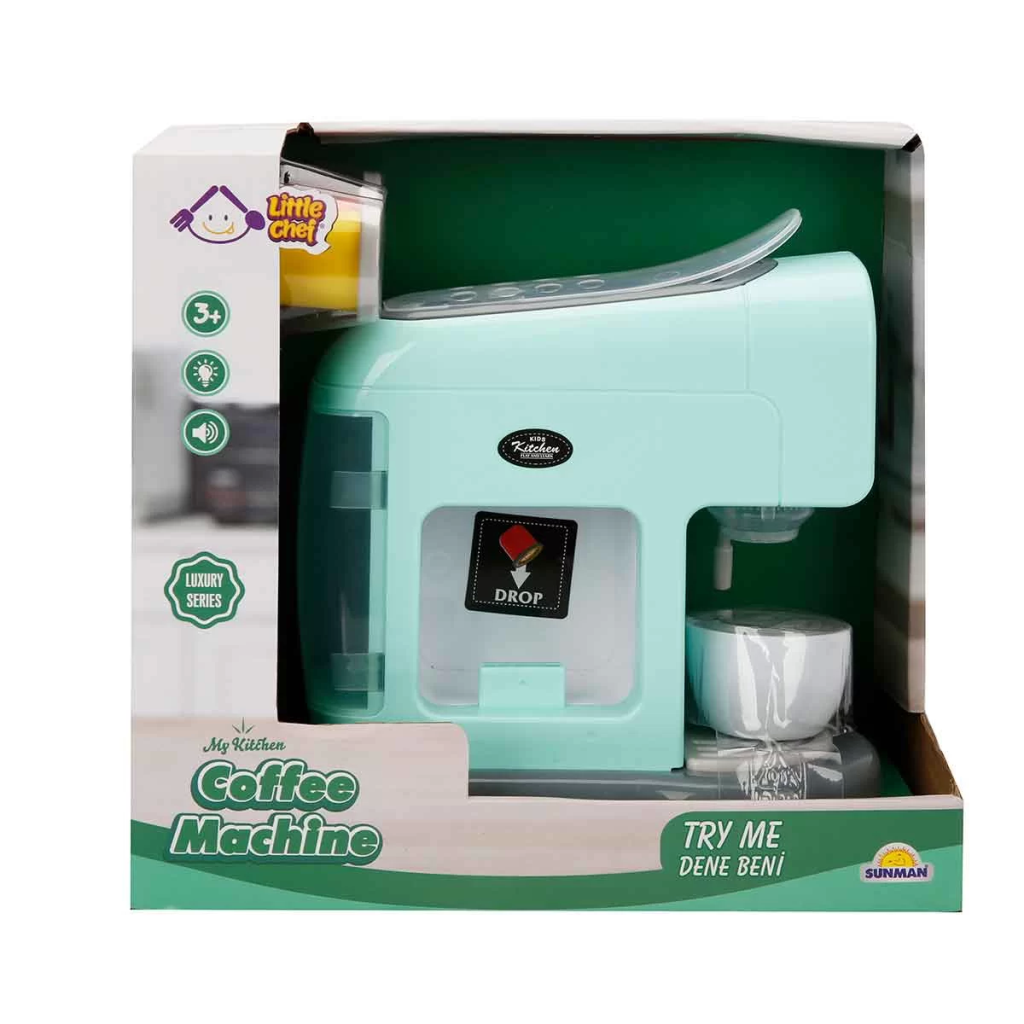 Just Cheap Store Little Chef Sesli ve Işıklı Kapsül Kahve Makines