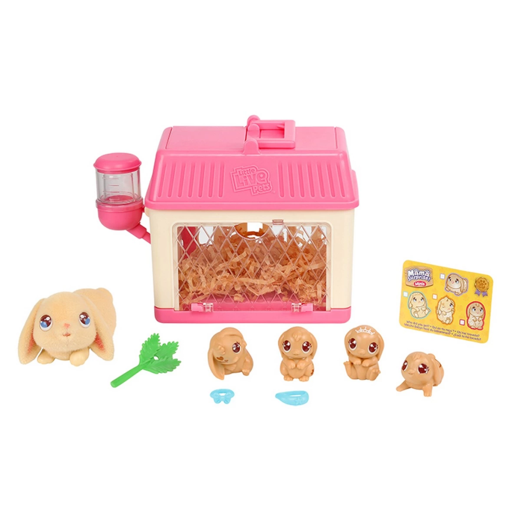Nessiworld  Little Live Pets Anne ve Yavruları Mini Tavşan