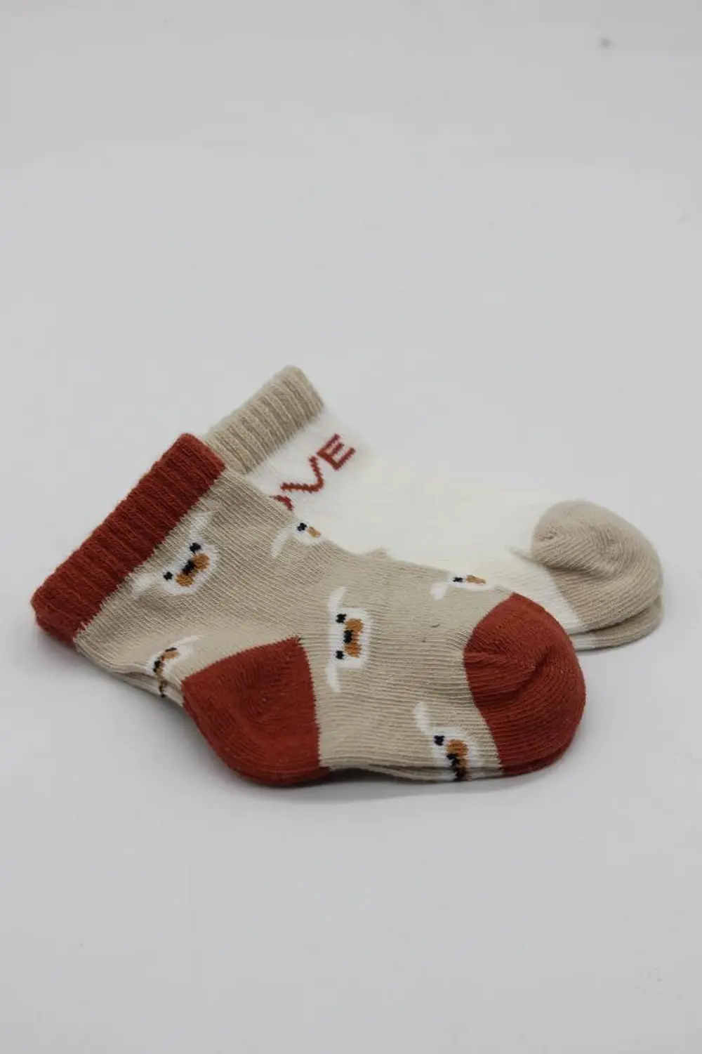 NessiWorld Love Dog Penye Soket Çorap 2'Li BS10118 Bej NessiWorld Love Dog Penye Soket Çorap 2'Li BS10118 Bej
