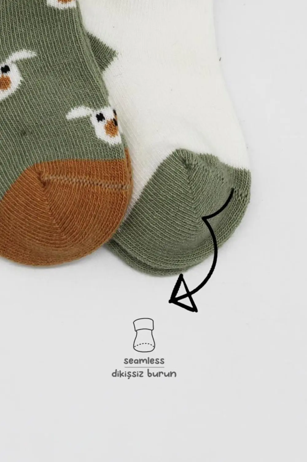 NessiWorld Love Dog Penye Soket Çorap 2'Li BS10118 Nil NessiWorld Love Dog Penye Soket Çorap 2'Li BS10118 Nil