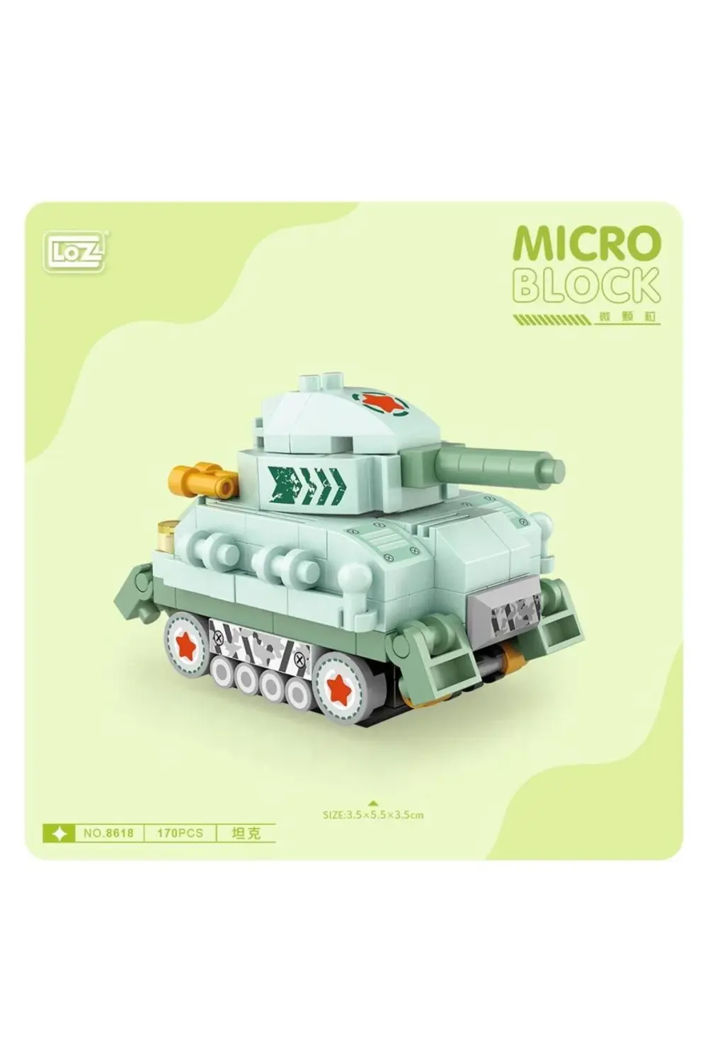 Nessiworld LZ8618 LOZ Blok Oyuncak Mini Poşet -Vagonlife