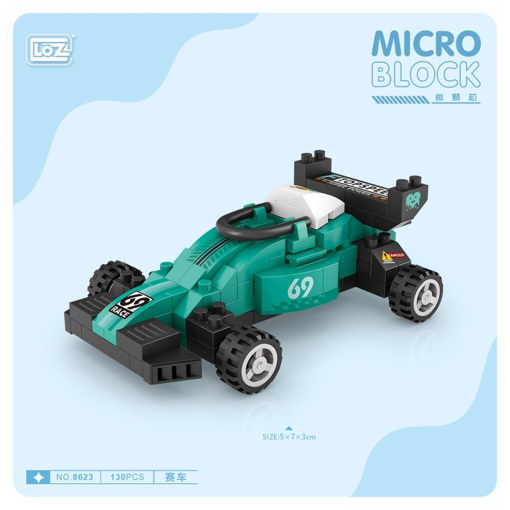 Nessiworld LZ8623 LOZ Araba Blok Seti Mini Poşet -Vagon life