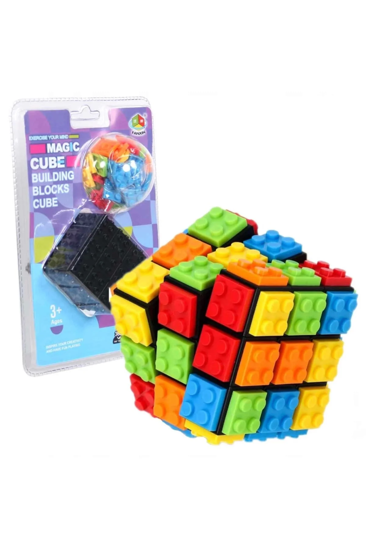 Nessiworld Magic Cube Yapı Oyuncak Parçalı Eğitici Sabır Küpü