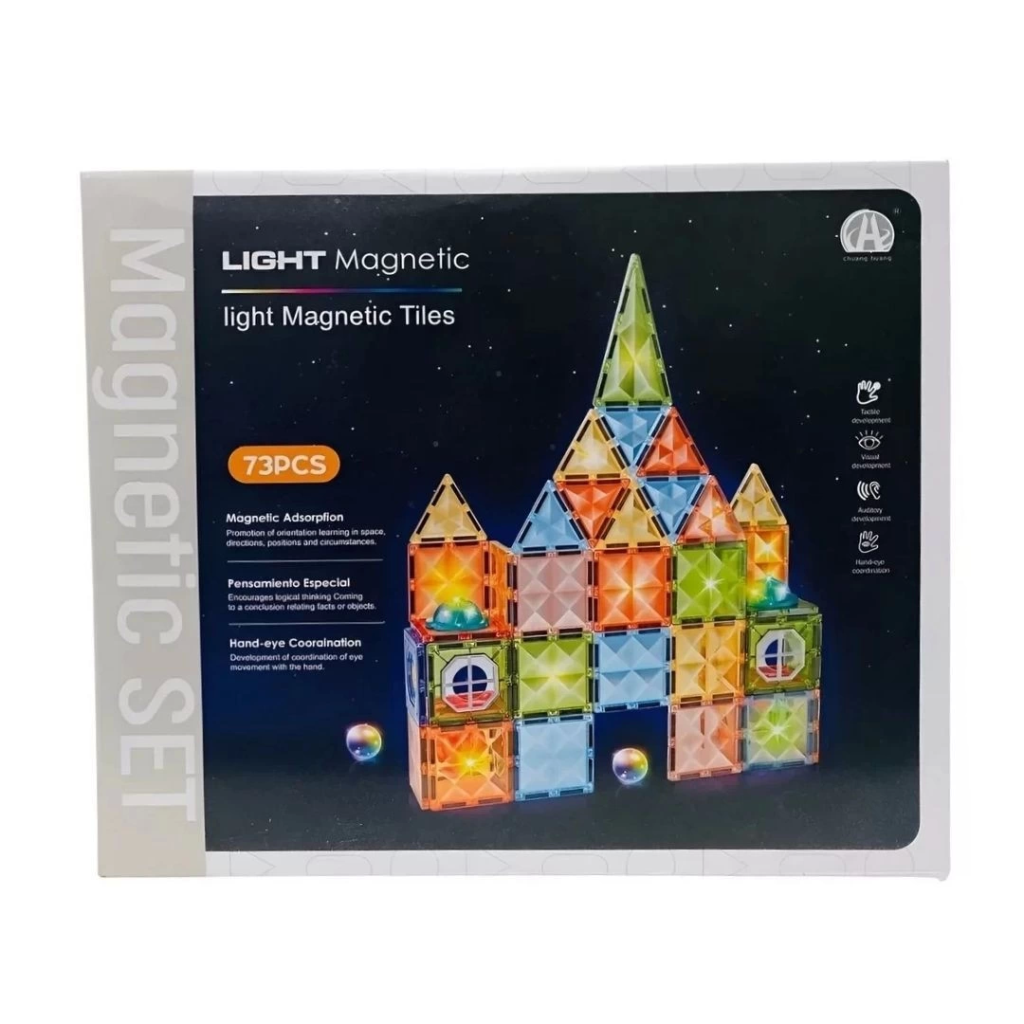 Nessiworld Magnetic Tiles Light Version 73 Parça Nessiworld Magnetic Tiles Light Version 73 Parça
