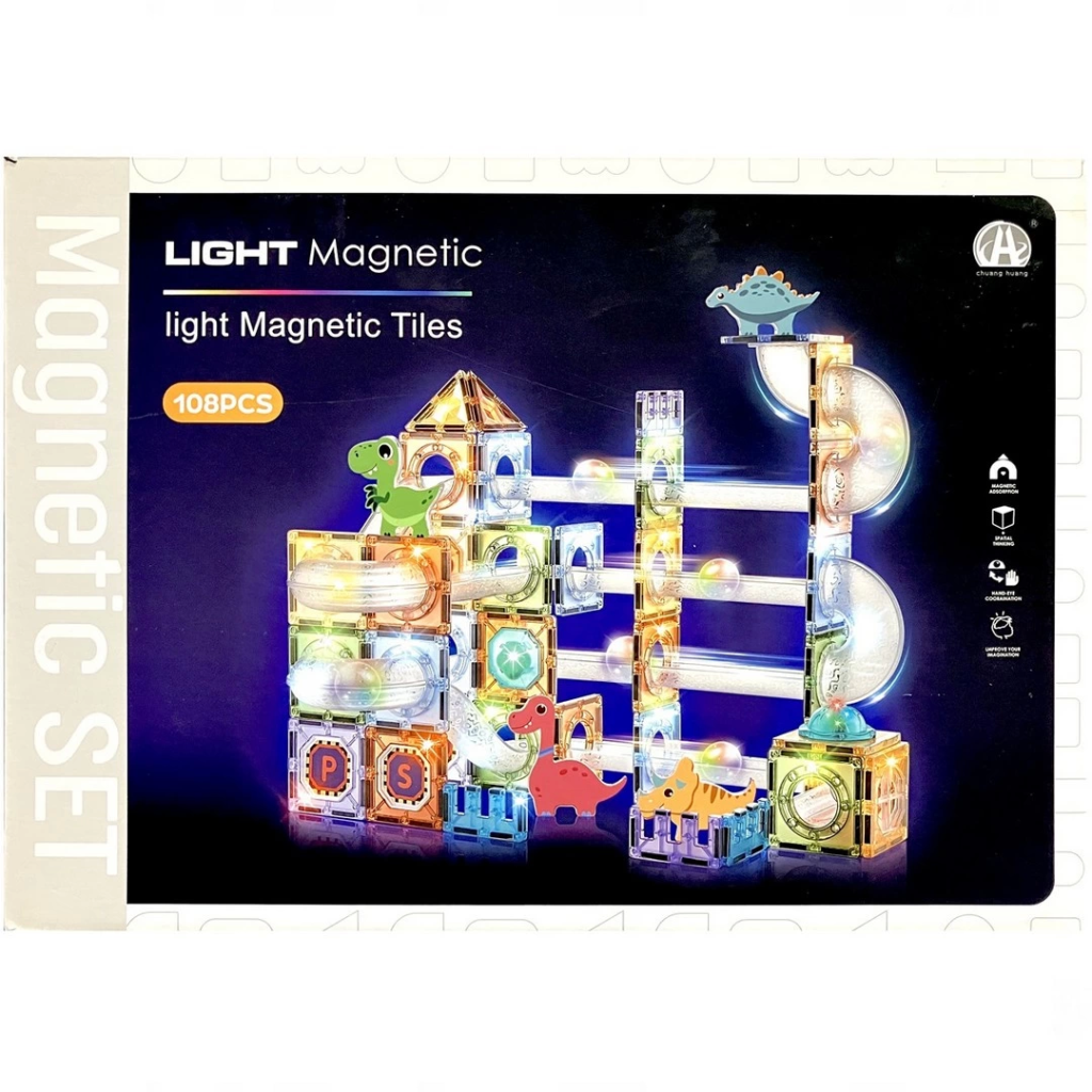 Nessiworld Magnetic Tiles Light Version 108 Parça Nessiworld Magnetic Tiles Light Version 108 Parça