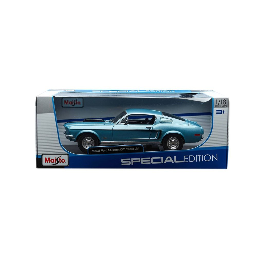 Nessiworld MAIS 31167 1968 Ford Mustang GT Cobra Jet 1 18 Nessiworld MAIS 31167 1968 Ford Mustang GT Cobra Jet 1 18