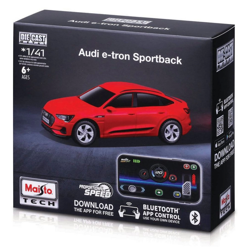 Nessiworld Maisto 1:41 APP Control Kumandalı Metal Araba - Audi e