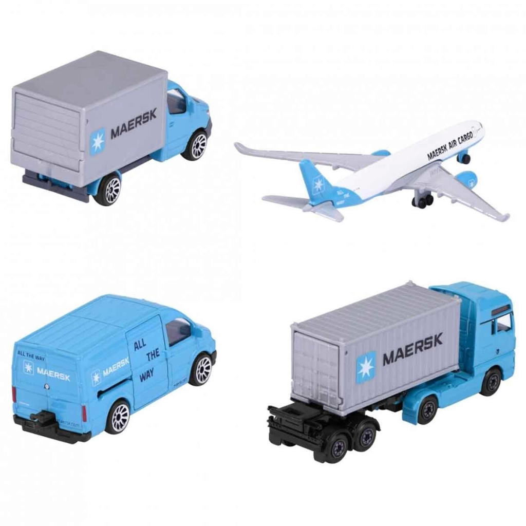 Nessiworld Majorette Maersk Temalı Lojistik 4'lü Koleksiyon Paket Nessiworld Majorette Maersk Temalı Lojistik 4'lü Koleksiyon Paket