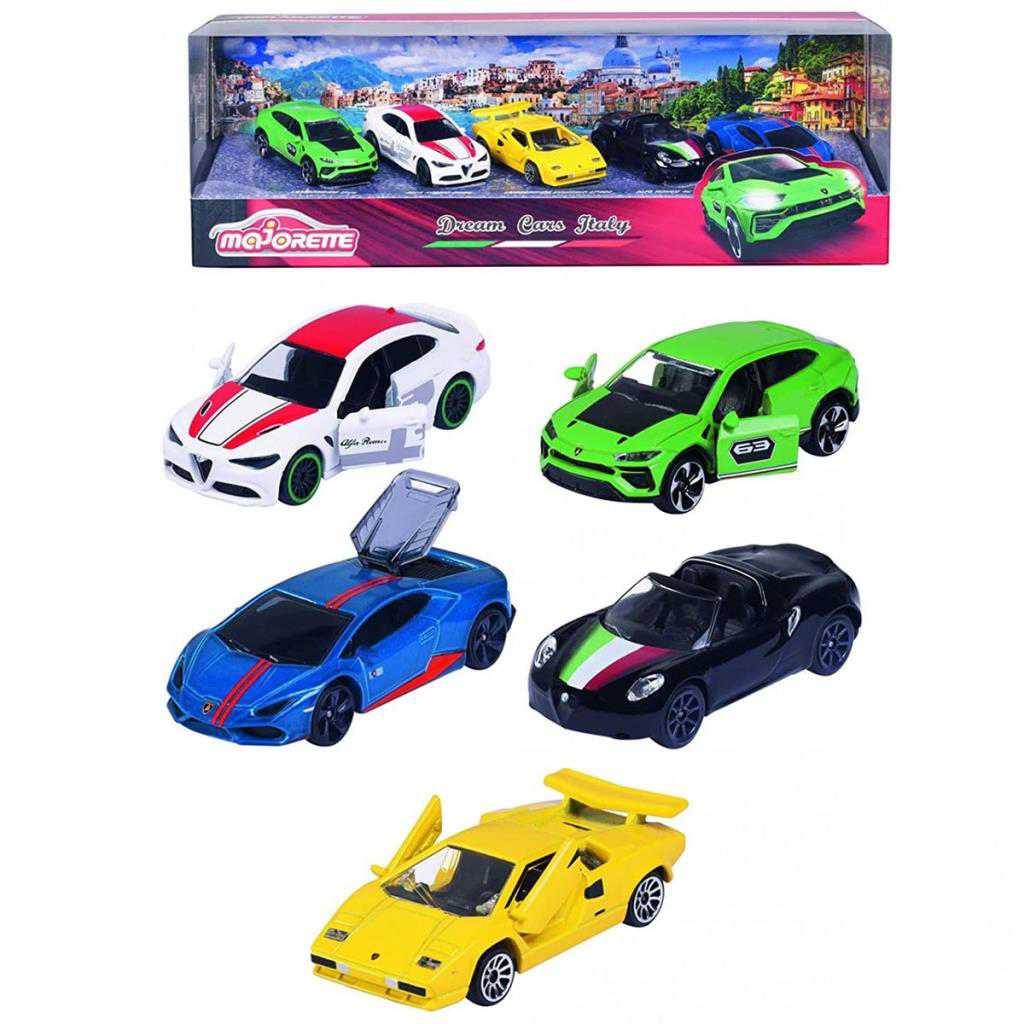 Nessiworld Majorette Dream Cars Italy 5'li Koleksiyon Paketi Nessiworld Majorette Dream Cars Italy 5'li Koleksiyon Paketi