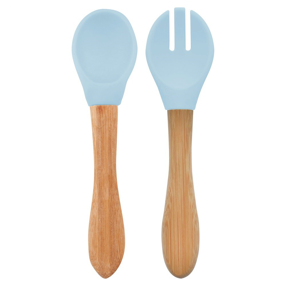 Nessiworld   Mama Kaşığı ve Çatal Seti Mineral Blue