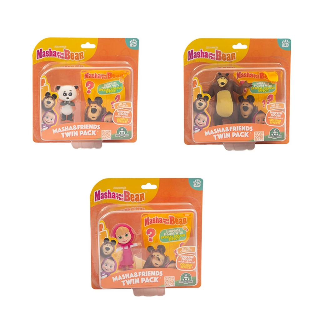 Nessiworld Masha & Koca Ayı İkili Paket Nessiworld Masha & Koca Ayı İkili Paket