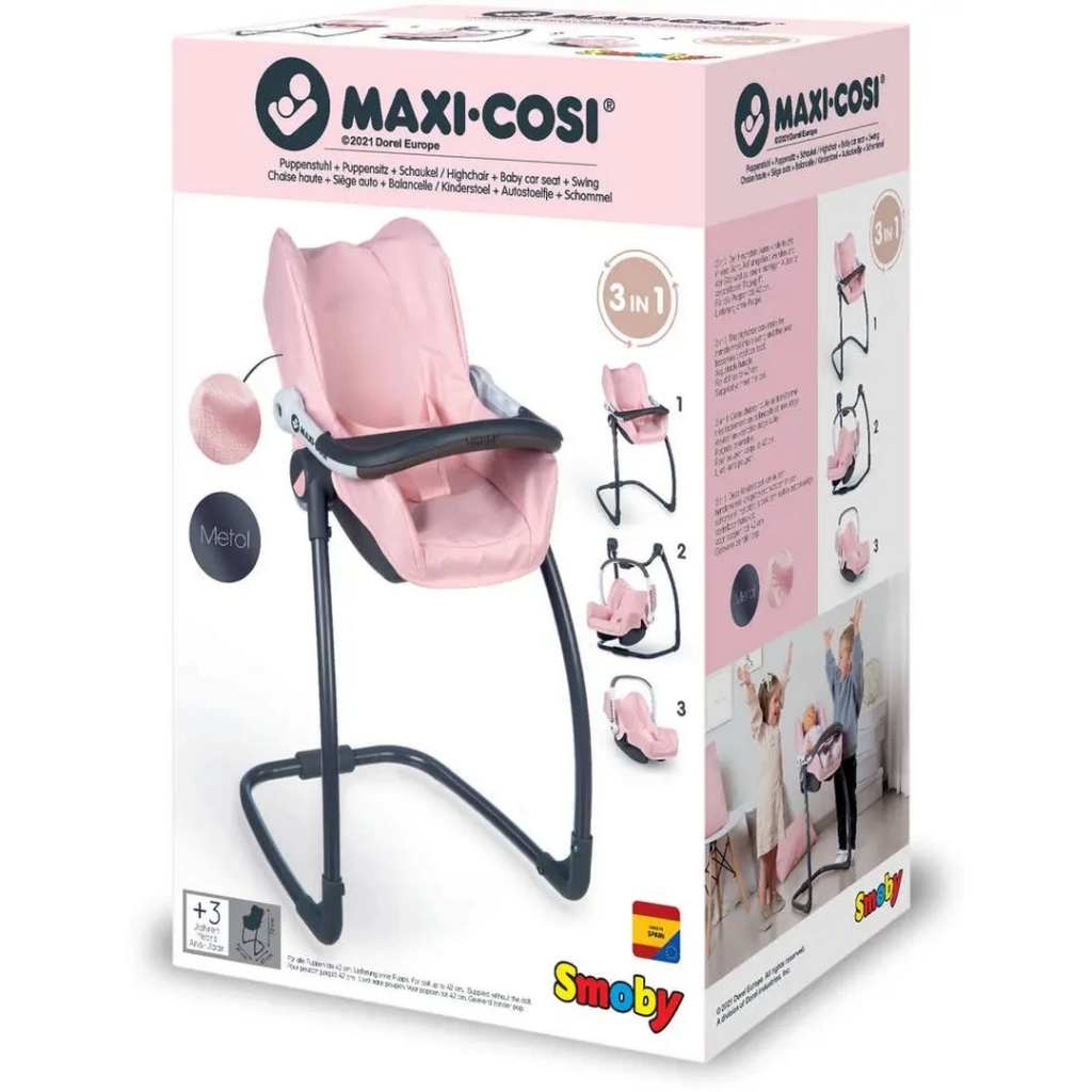 Nessiworld Maxi-Cosi Oyuncak Oyuncak Bebek Mama Sandalyesi Pembe Nessiworld Maxi-Cosi Oyuncak Oyuncak Bebek Mama Sandalyesi Pembe