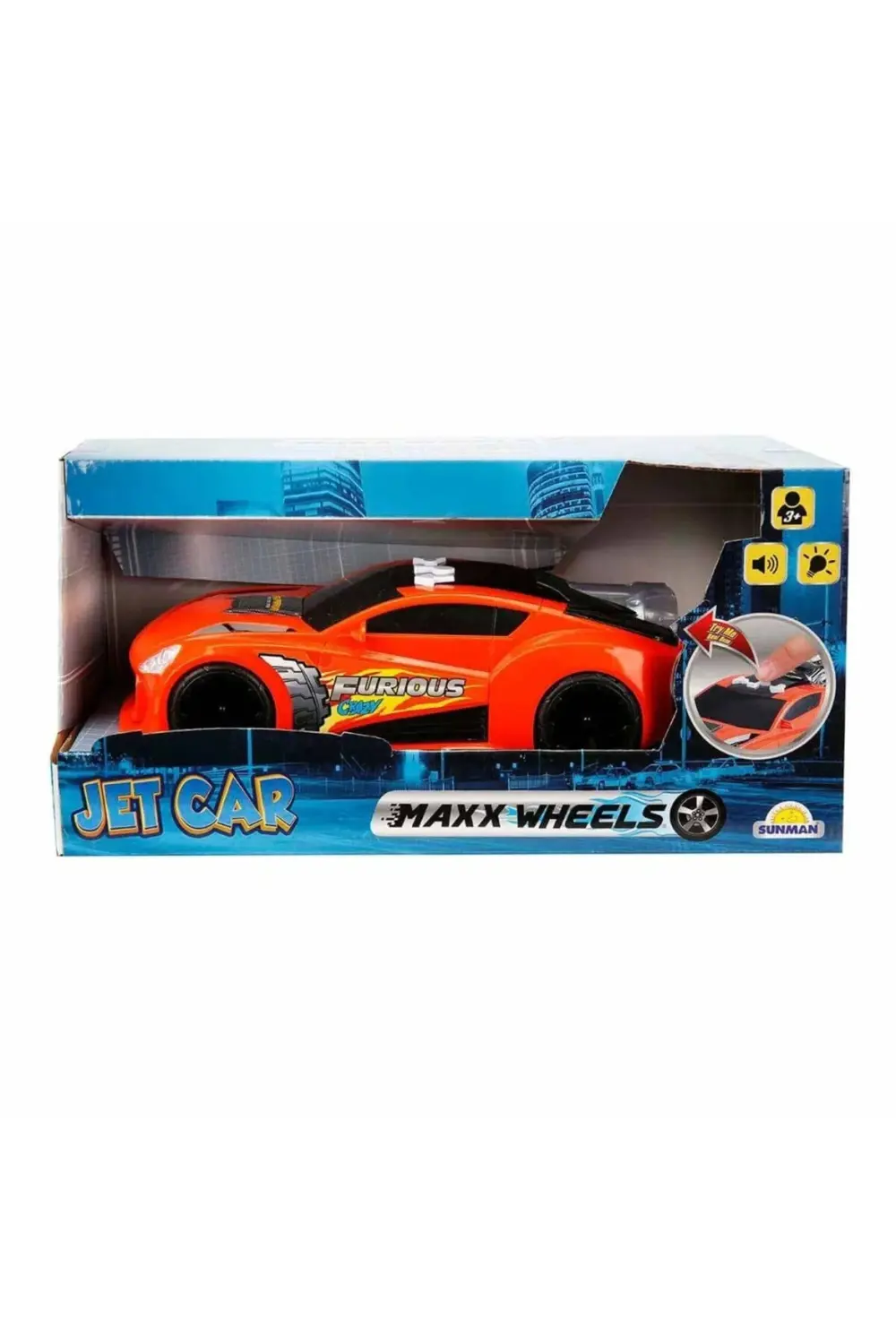 Nessiworld Maxx Wheels Sesli ve Işıklı Jet Araba