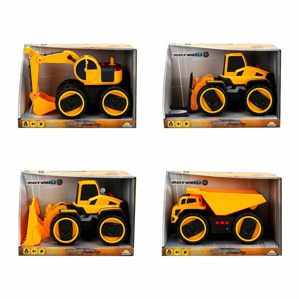 Nessiworld Maxx Wheels Sesli ve Işıklı İnşaat Araçları 22 cm 1 ad Nessiworld Maxx Wheels Sesli ve Işıklı İnşaat Araçları 22 cm 1 ad