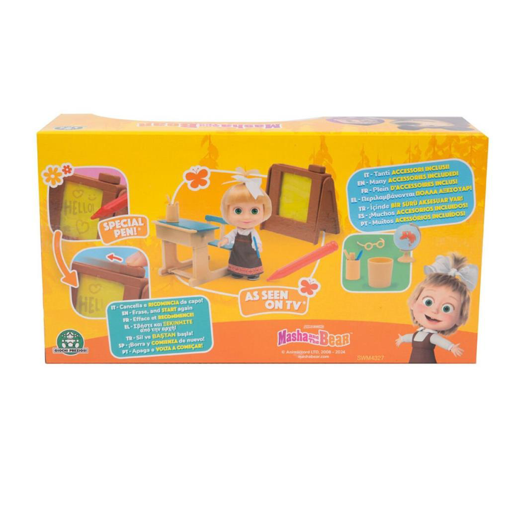 Nessiworld MHA07000 Maşa ve Koca 12cm Masha ve Okul Oyun Seti Nessiworld MHA07000 Maşa ve Koca 12cm Masha ve Okul Oyun Seti