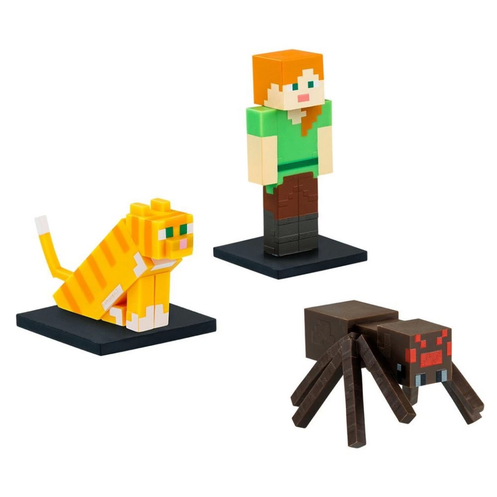 Nessiworld Minecraft 3D Figür Toppeez 3'iü Set Nessiworld Minecraft 3D Figür Toppeez 3'iü Set