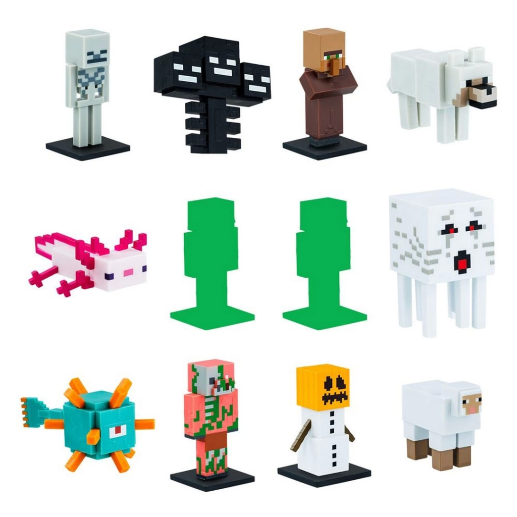 Nessiworld Minecraft 3D Figür Toppeez 12'li Delüks Set Nessiworld Minecraft 3D Figür Toppeez 12'li Delüks Set