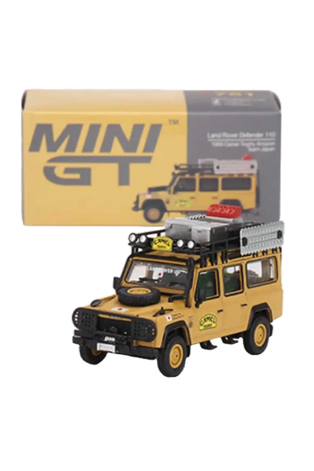 Nessiworld Mini GT 1/64 Land Rover Defender 110 1989 Camel Trophy