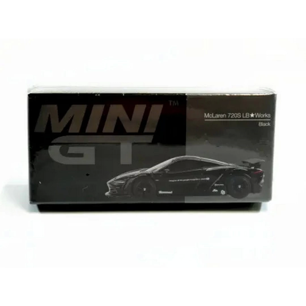 Nessiworld Mini GT 1/64 McLaren 720S LB Works Black Nessiworld Mini GT 1/64 McLaren 720S LB Works Black