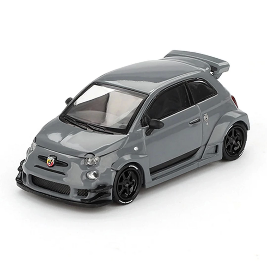 Nessiworld Mini GT 1/64 Abarth 595 LB-WORKS x Abas Works Grey Nessiworld Mini GT 1/64 Abarth 595 LB-WORKS x Abas Works Grey
