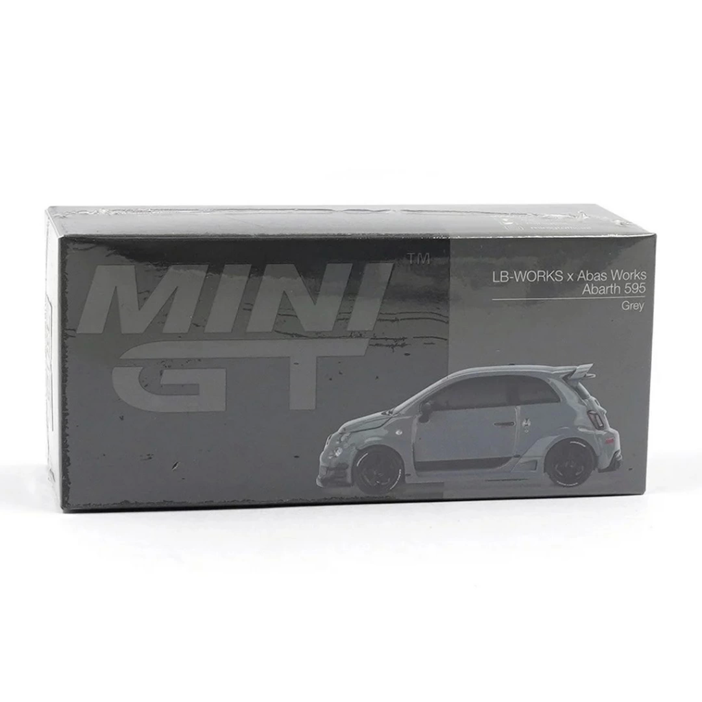 Nessiworld Mini GT 1/64 Abarth 595 LB-WORKS x Abas Works Grey Nessiworld Mini GT 1/64 Abarth 595 LB-WORKS x Abas Works Grey