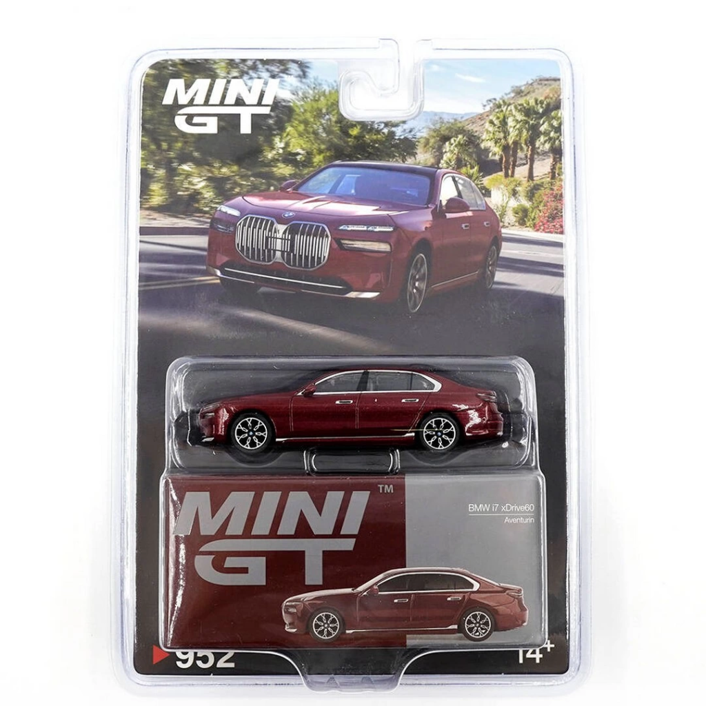 Nessiworld Mini GT 1/64 BMW i7 xDrive60 Aventurin - Blister Paket