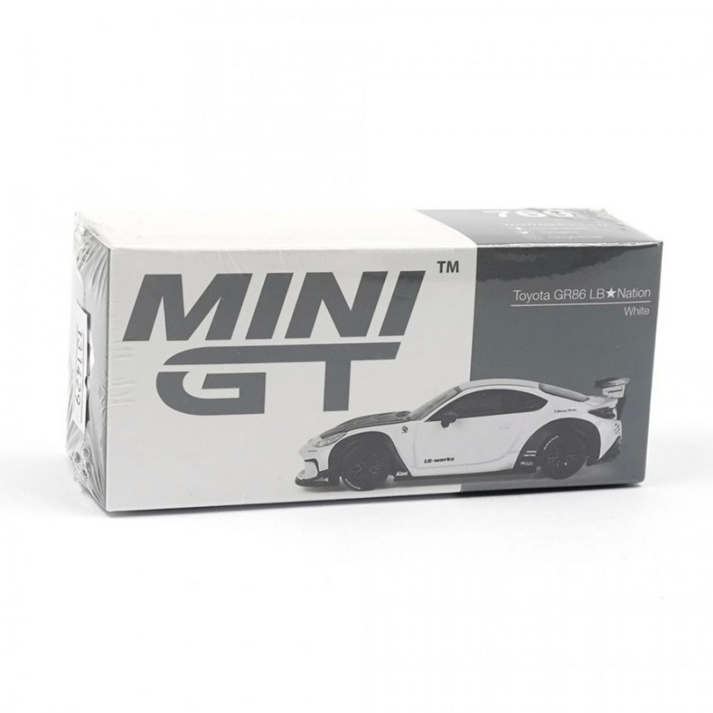 Nessiworld Mini GT 1/64 Toyota GR86 LB Nation White MGT00769 Nessiworld Mini GT 1/64 Toyota GR86 LB Nation White MGT00769