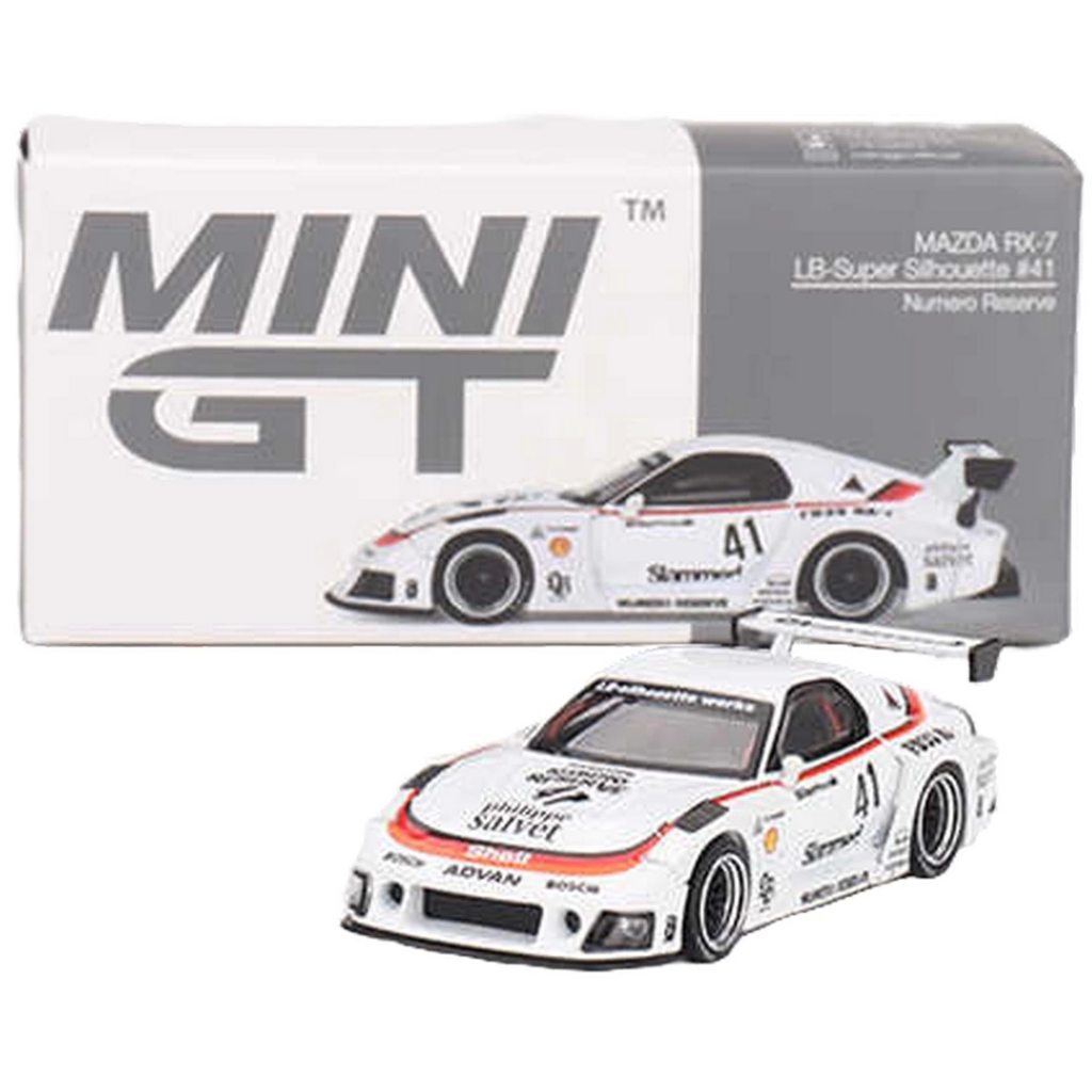 Nessiworld Mini GT 1/64 MAZDA RX-7 LB-Super Silhouette #41 Numero Nessiworld Mini GT 1/64 MAZDA RX-7 LB-Super Silhouette #41 Numero