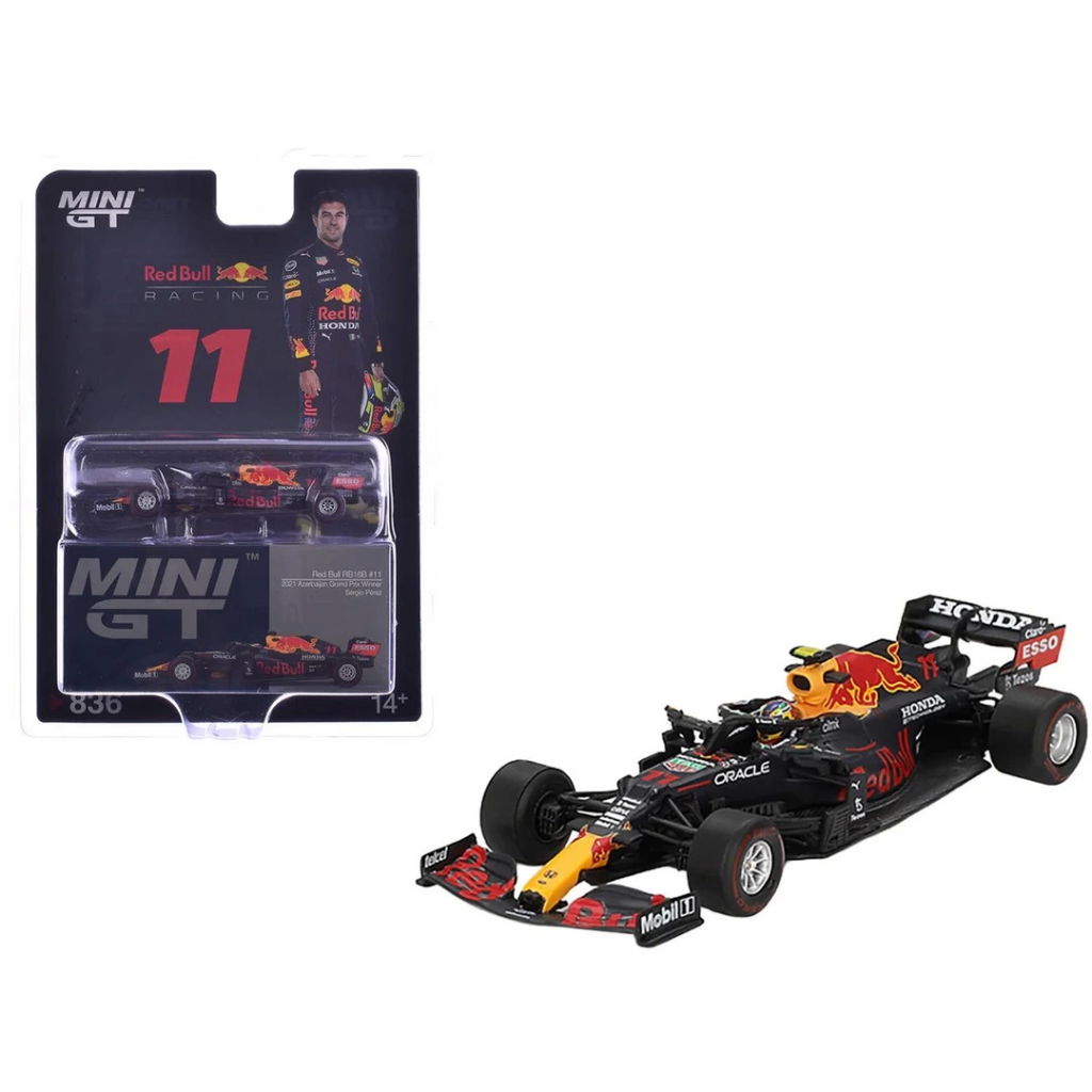 Nessiworld Mini GT 1/64 Red Bull RB16B Sergio Pérez 2021 Azerbaij Nessiworld Mini GT 1/64 Red Bull RB16B Sergio Pérez 2021 Azerbaij