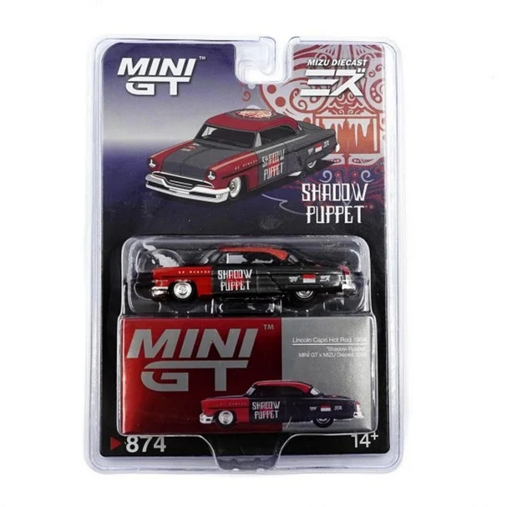 Nessiworld Mini GT 1/64 Lincoln Capri Hot Rod 1954 "Shadow Puppet