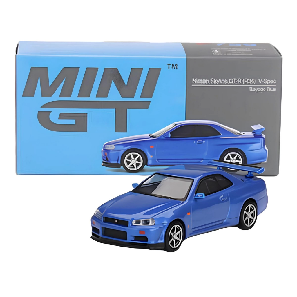 Nessiworld Mini GT 1/64 Nissan Skyline GT-R (R34) V-Spec Bayside Nessiworld Mini GT 1/64 Nissan Skyline GT-R (R34) V-Spec Bayside