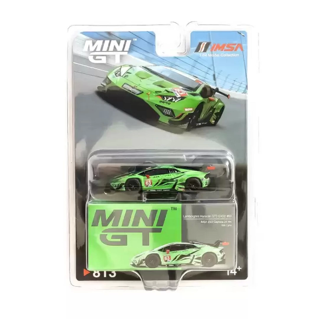 Nessiworld Mini GT 1/64 Lamborghini Huracán GT3 EVO2 Iron Lynx IM Nessiworld Mini GT 1/64 Lamborghini Huracán GT3 EVO2 Iron Lynx IM