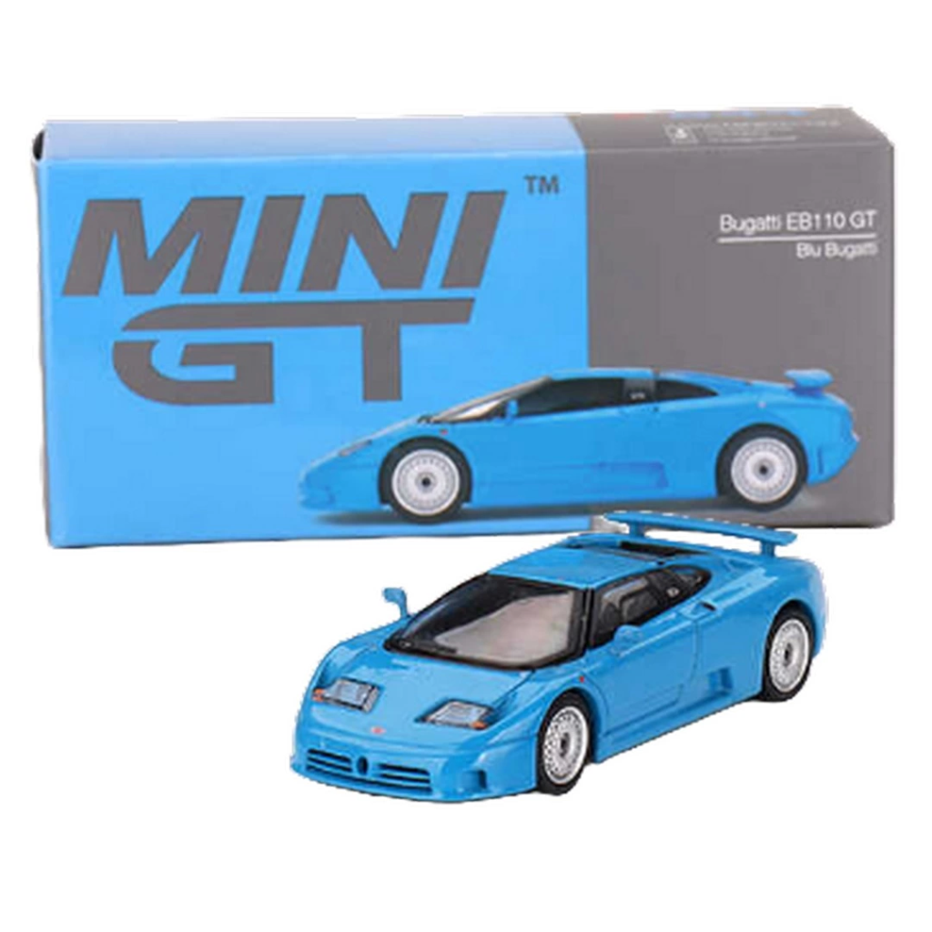 Nessiworld Mini GT 1/64 Bugatti EB110 Super Sport Blu Bugatti Nessiworld Mini GT 1/64 Bugatti EB110 Super Sport Blu Bugatti