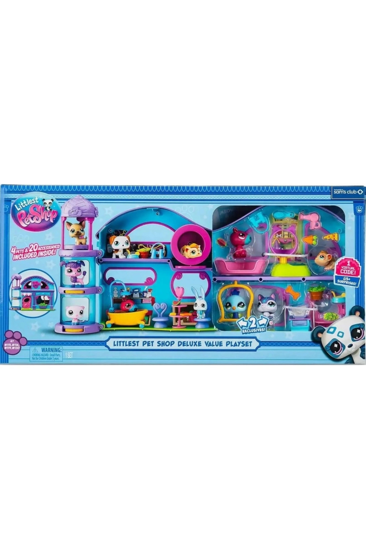 Littlest Pet Shop Nessiworld Minişler Deluxe Figür Oyun Seti 4'Lü