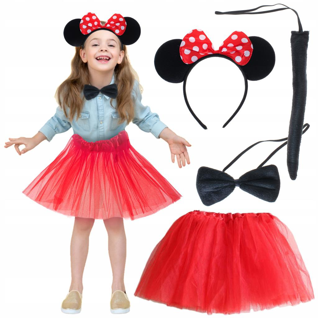 Nessiworld Minnie Mouse Kostüm Seti Etek Taç Kuyruk Papyon Göster Nessiworld Minnie Mouse Kostüm Seti Etek Taç Kuyruk Papyon Göster