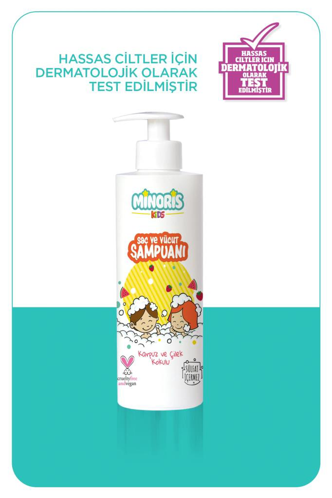 Nessiworld Minoris Kids Organik Saç ve Vücut Şampuanı 400ml Nessiworld Minoris Kids Organik Saç ve Vücut Şampuanı 400ml