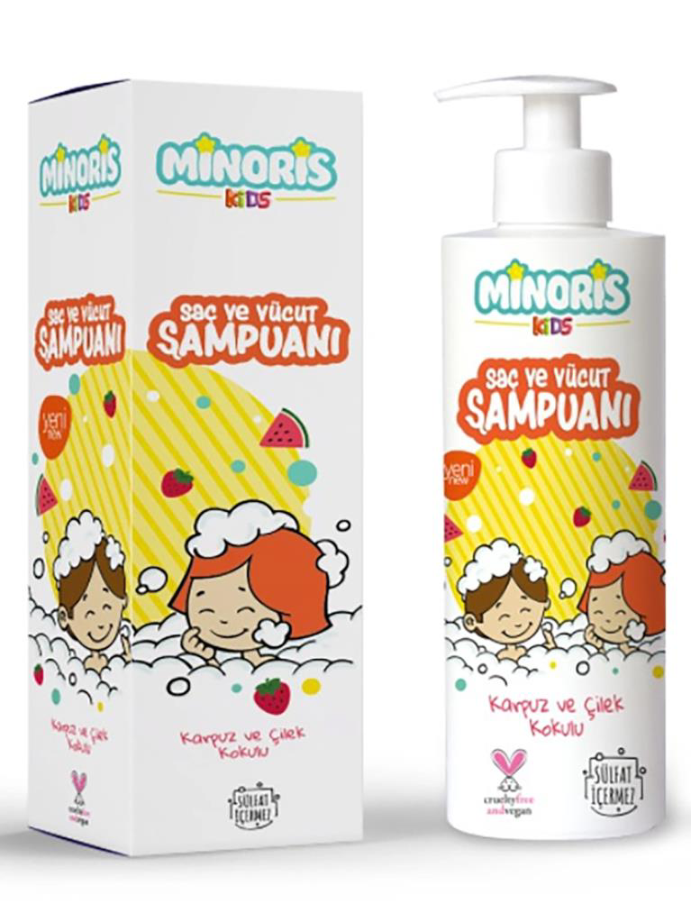Nessiworld Minoris Kids Organik Saç ve Vücut Şampuanı 400ml Nessiworld Minoris Kids Organik Saç ve Vücut Şampuanı 400ml
