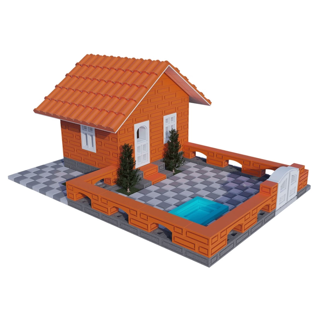 Nessiworld Minyatür Tuğla Yazlık Evi Nessiworld Minyatür Tuğla Yazlık Evi