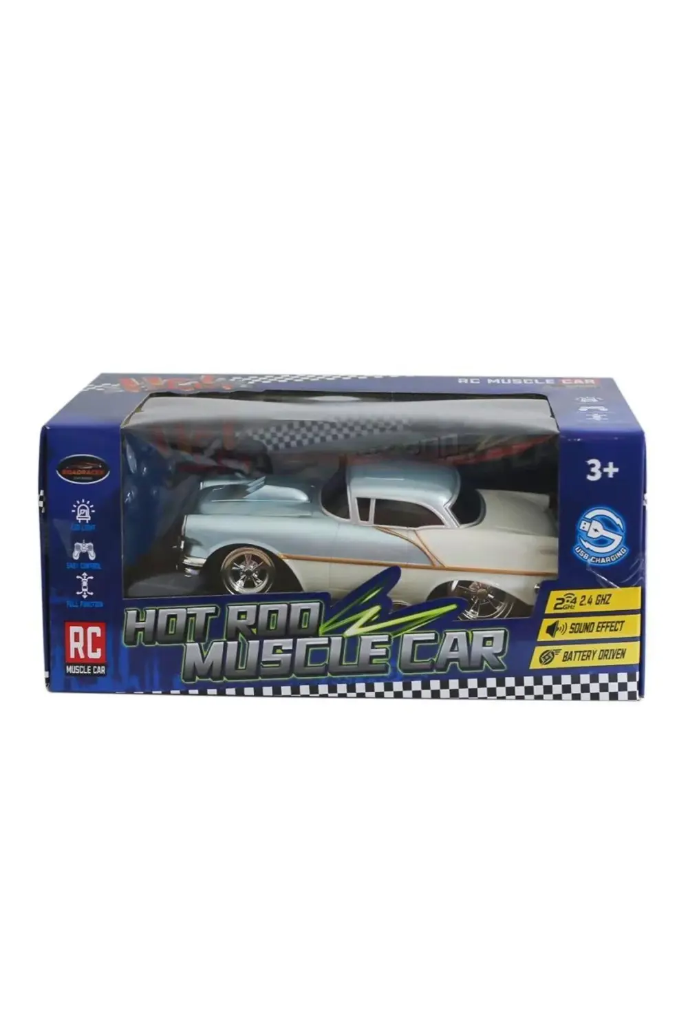 Nessiworld MK8021B Kumandalı Sesli Işıklı Drift Araba 1:16 -Can O