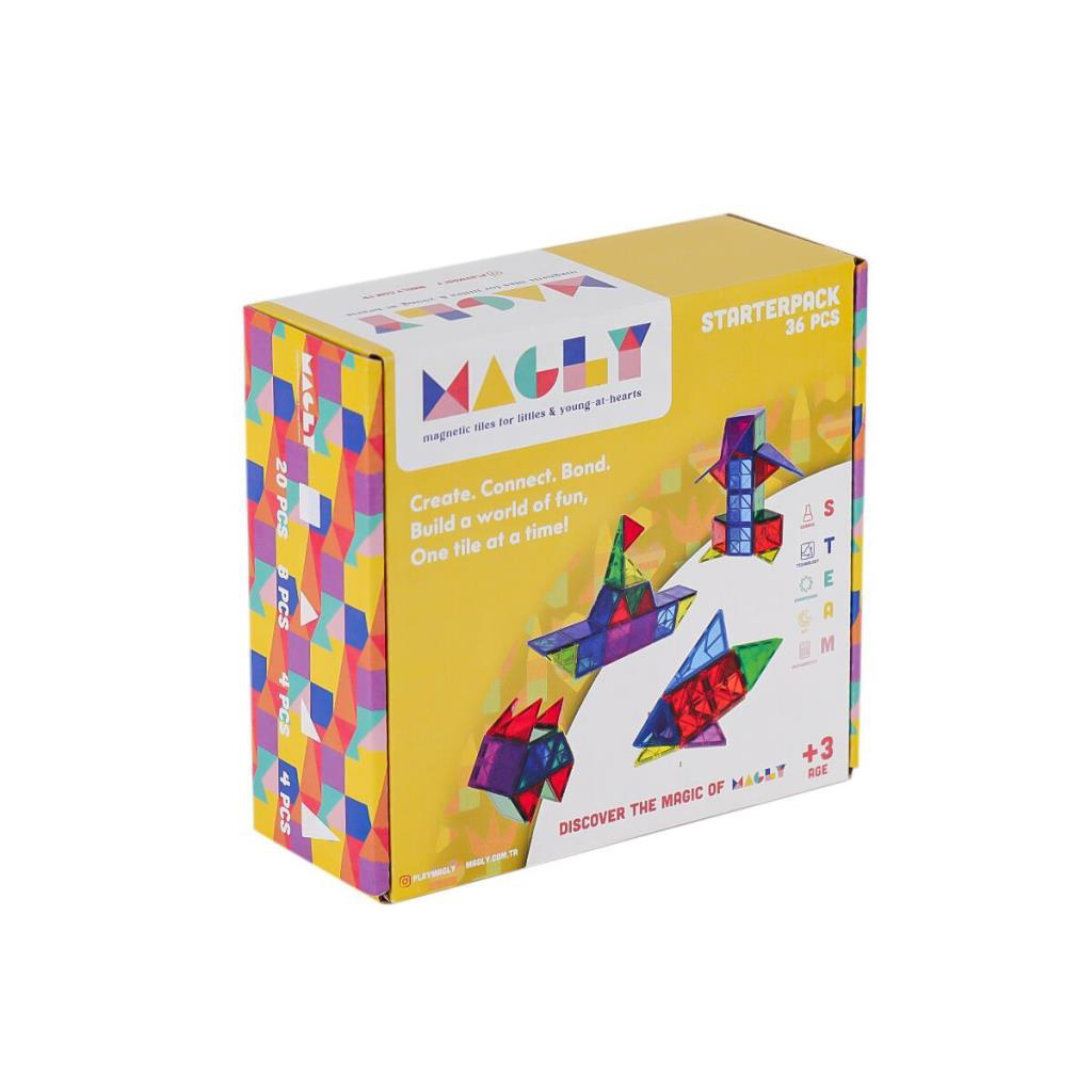 Nessiworld MLG-36 Manyetik Blok 36 Parça -Gepettoys Nessiworld MLG-36 Manyetik Blok 36 Parça -Gepettoys