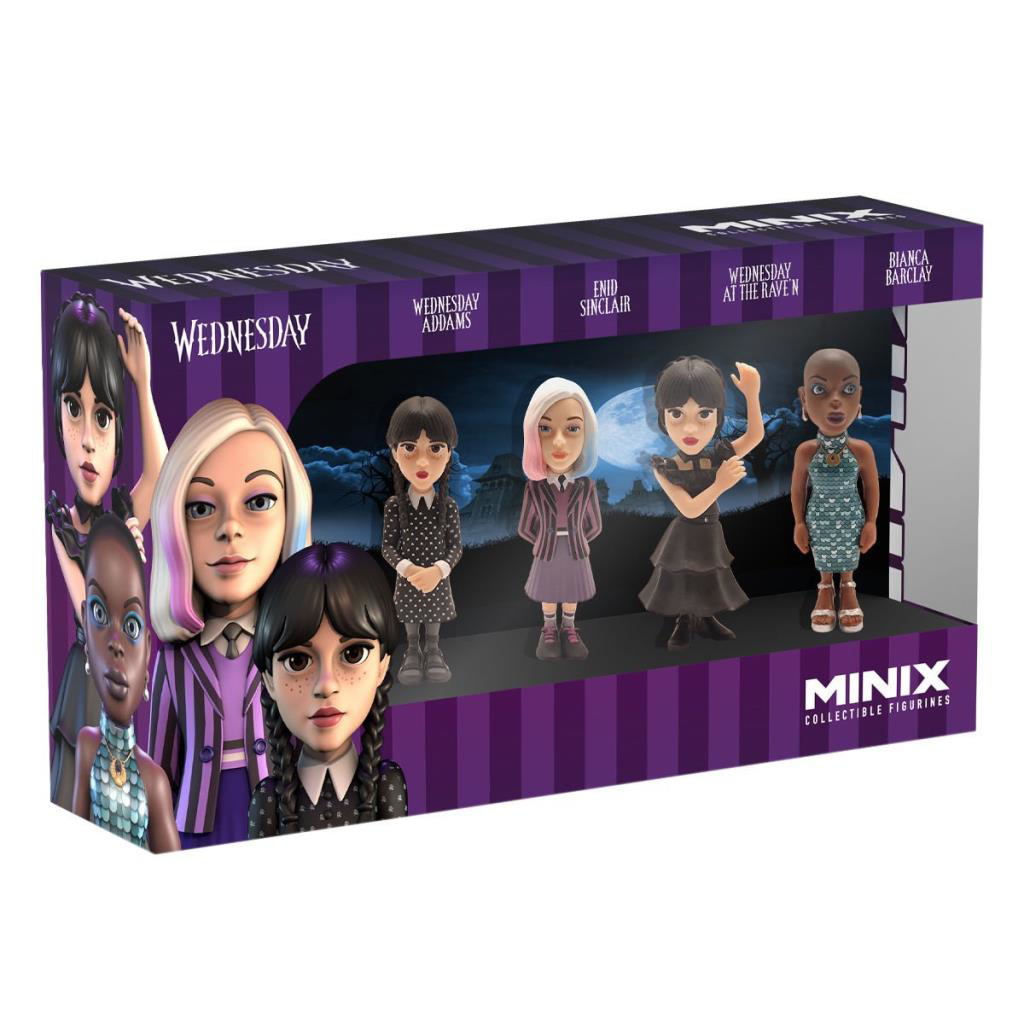 Nessiworld MNXH8000 Minix Wednesday 4lü Figür - Koleksiyon Figürü Nessiworld MNXH8000 Minix Wednesday 4lü Figür - Koleksiyon Figürü